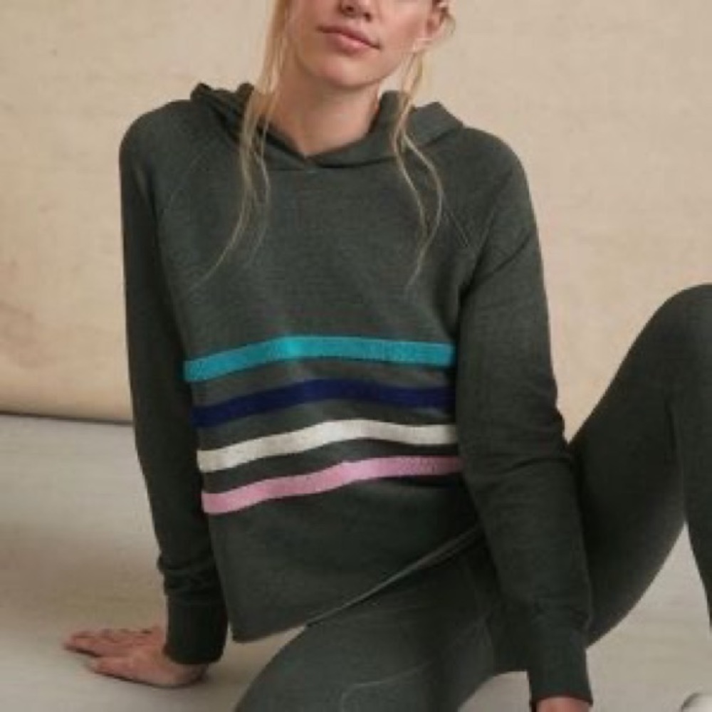 ✨ Anthropologie Galen Chenille Hoodie Sz L - Picture 2 of 3